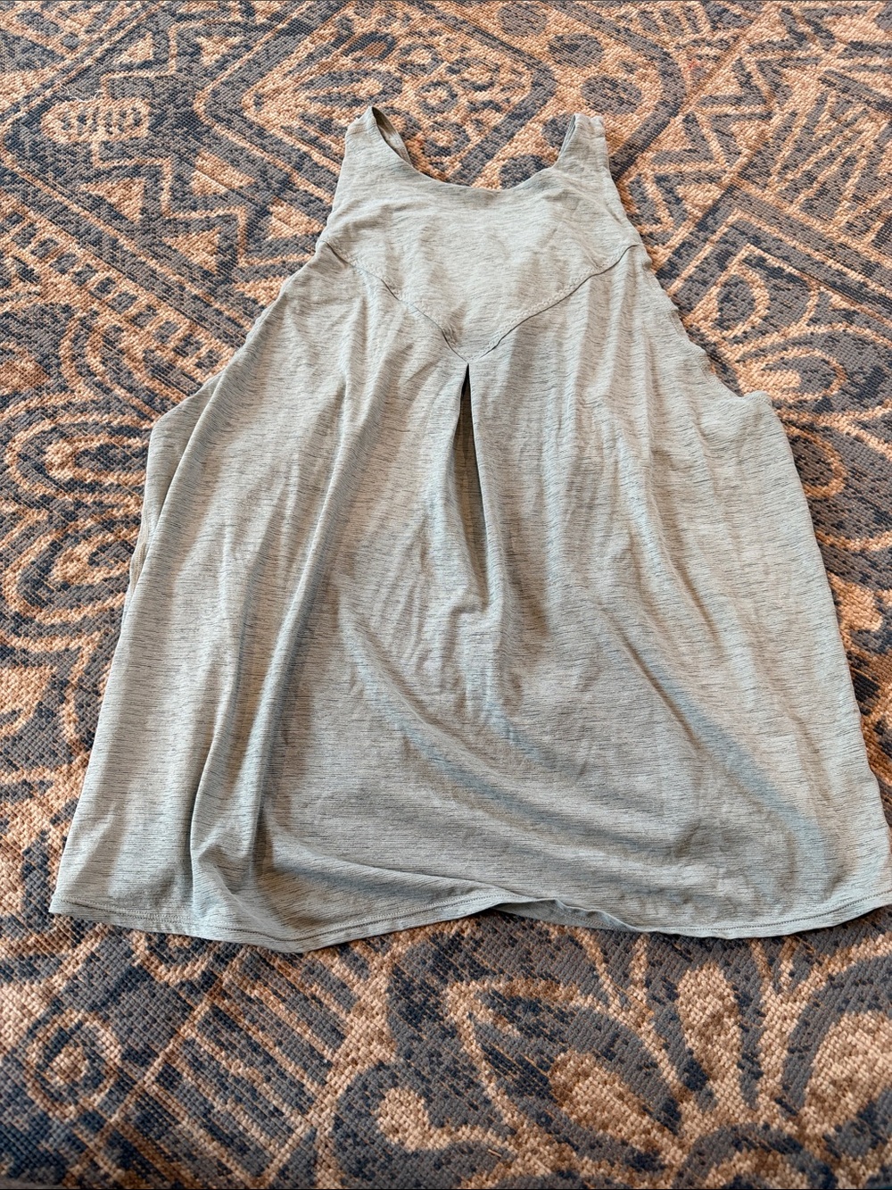 Prana Sage Green high neck Racerback Tank Top Size Large